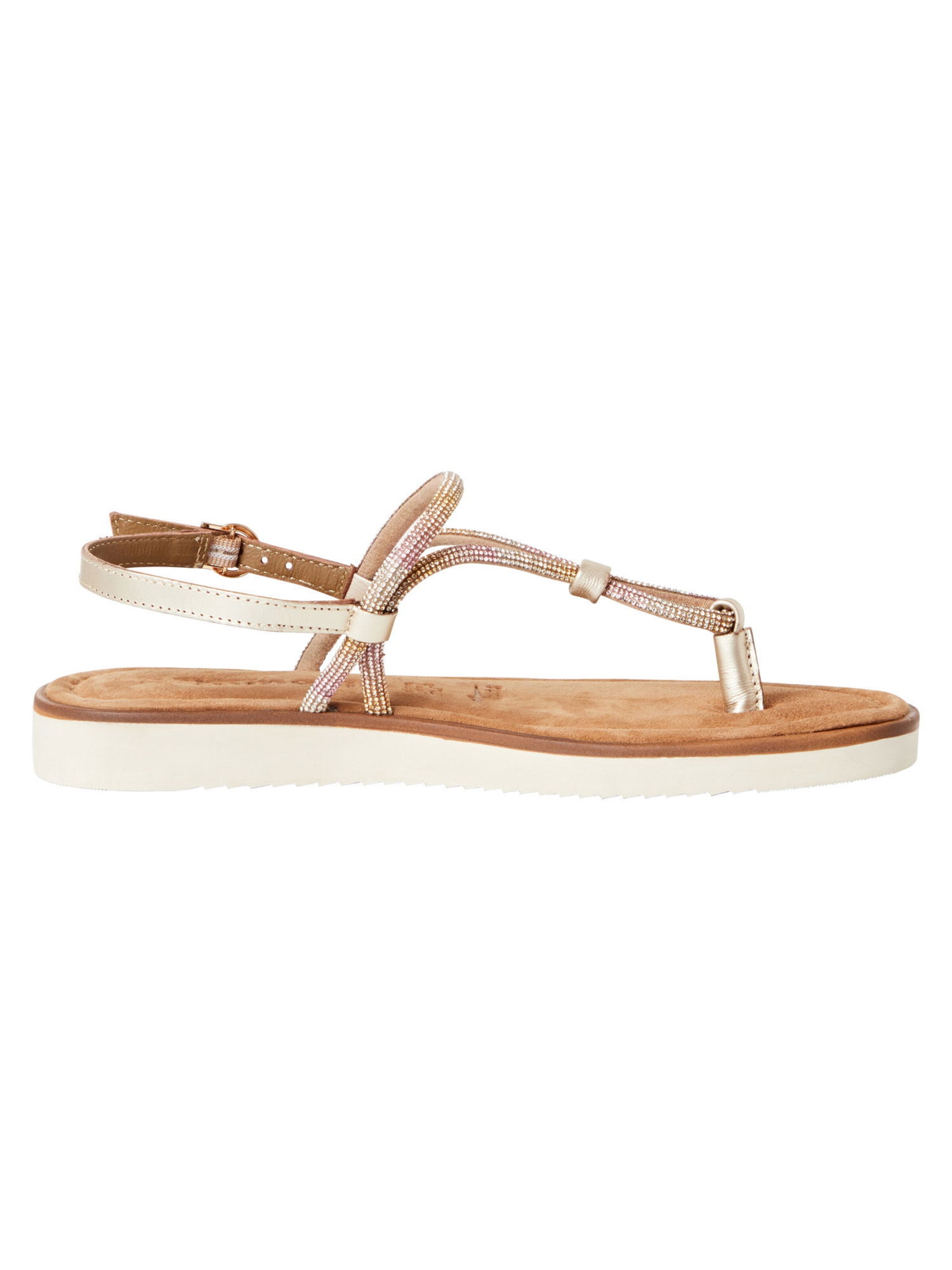 Tamaris T-bar sandals in Orange