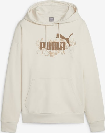 PUMA Sport sweatshirt 'FLORAL VIBES' i vit: framsida