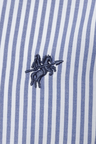 DENIM CULTURE Regular fit Button Up Shirt 'GORDON' in Blue