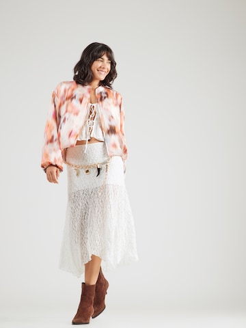 RINO & PELLE Prehodna jakna 'Flore' | oranžna barva