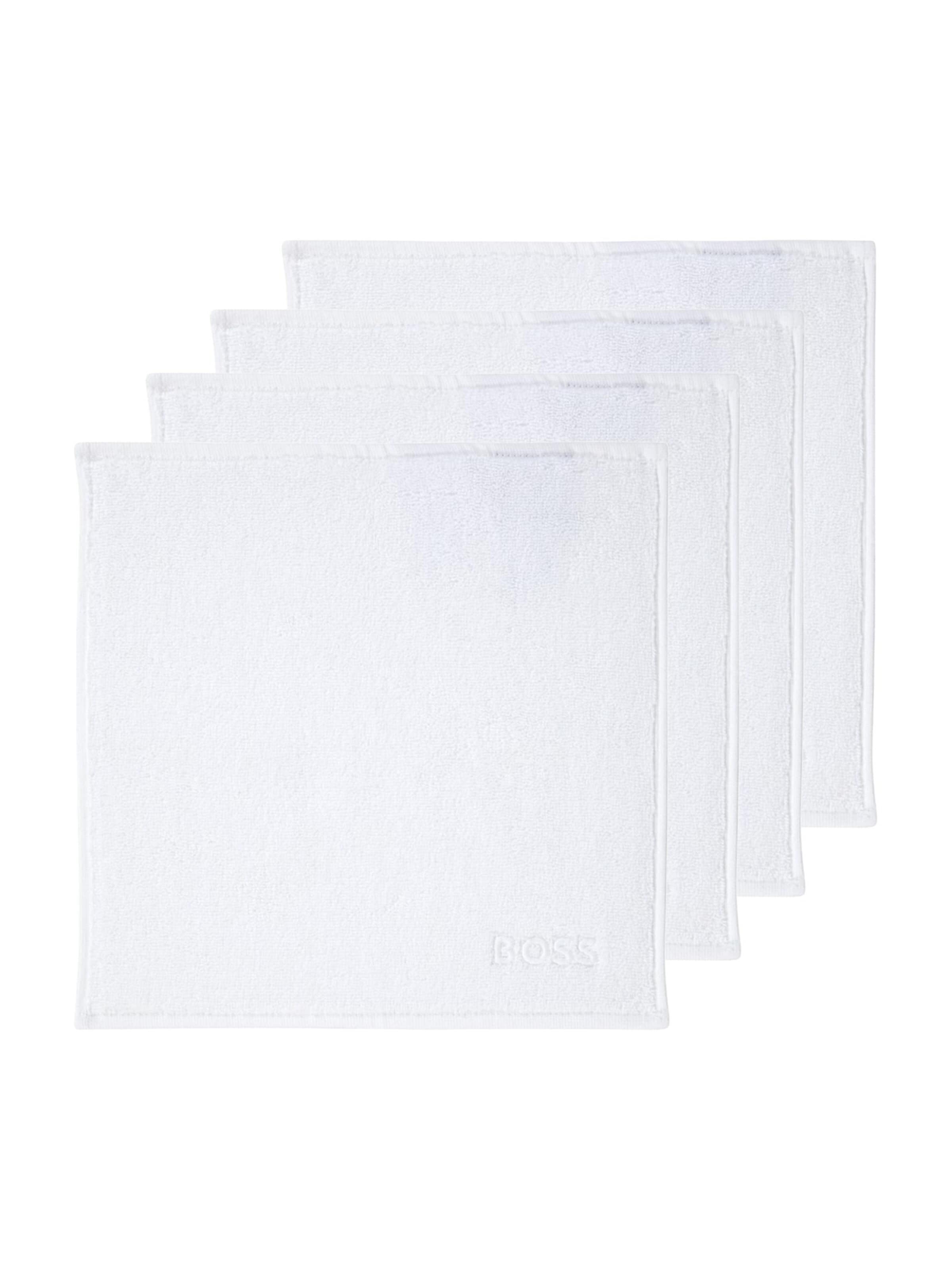 BOSS Home Towel 'EDGE' in White
