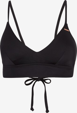 O'NEILL Triangel Bikinitop 'Wave' in Zwart: voorkant