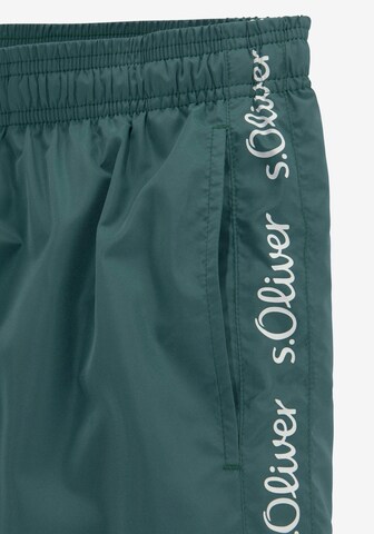 s.Oliver Board Shorts 'Noah' in Green