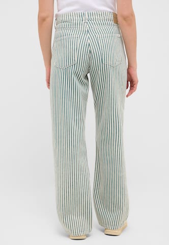 MUSTANG Flared Jeans 'Style Madison Wide' in Grün