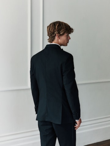 Next - Regular Fit Jaqueta 'Nova Fides Signature' em preto
