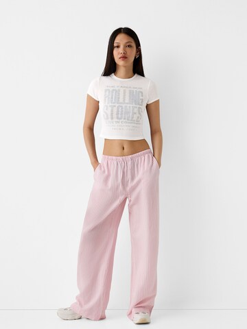 Bershka Tričko - Biela