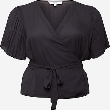 ABOUT YOU Curvy Blouse 'Heather' in Zwart: voorkant