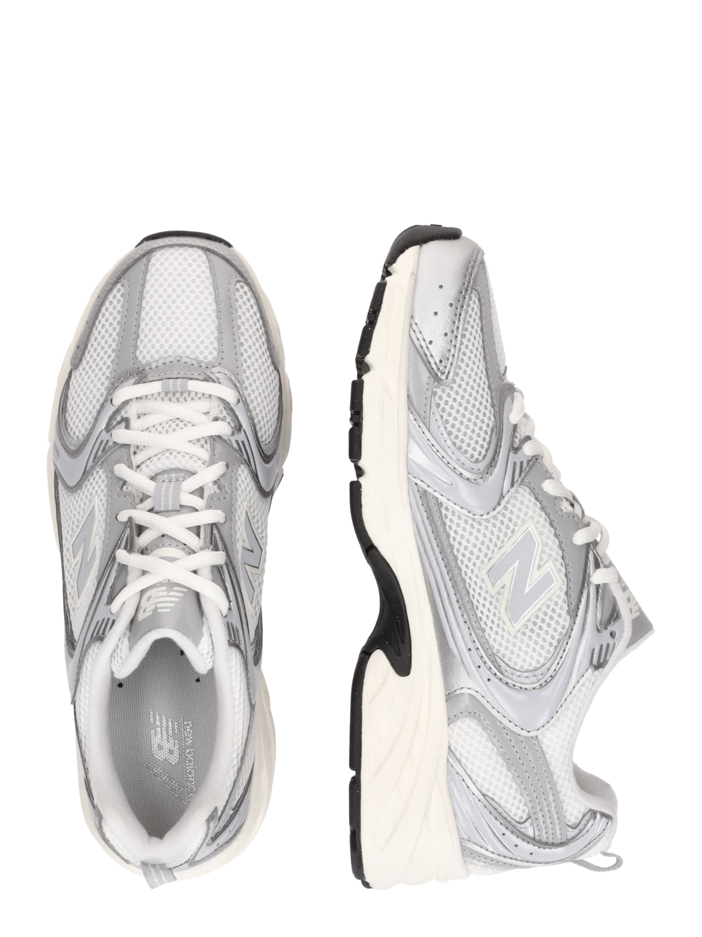 new balance Низкие кроссовки '530' в Серебристый