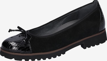 WALDLÄUFER Ballet Flats in Black: front