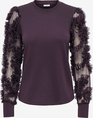 JDY Sweatshirt 'JDYFAIRVIEW' in Purple: front