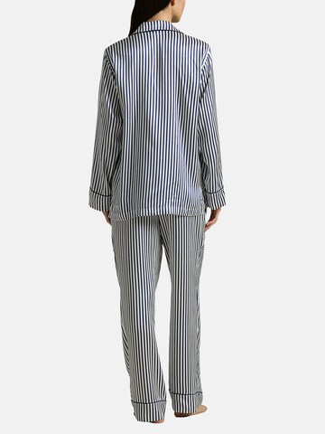 Polo Ralph Lauren Pajama ' Heritage Silk ' in Blue