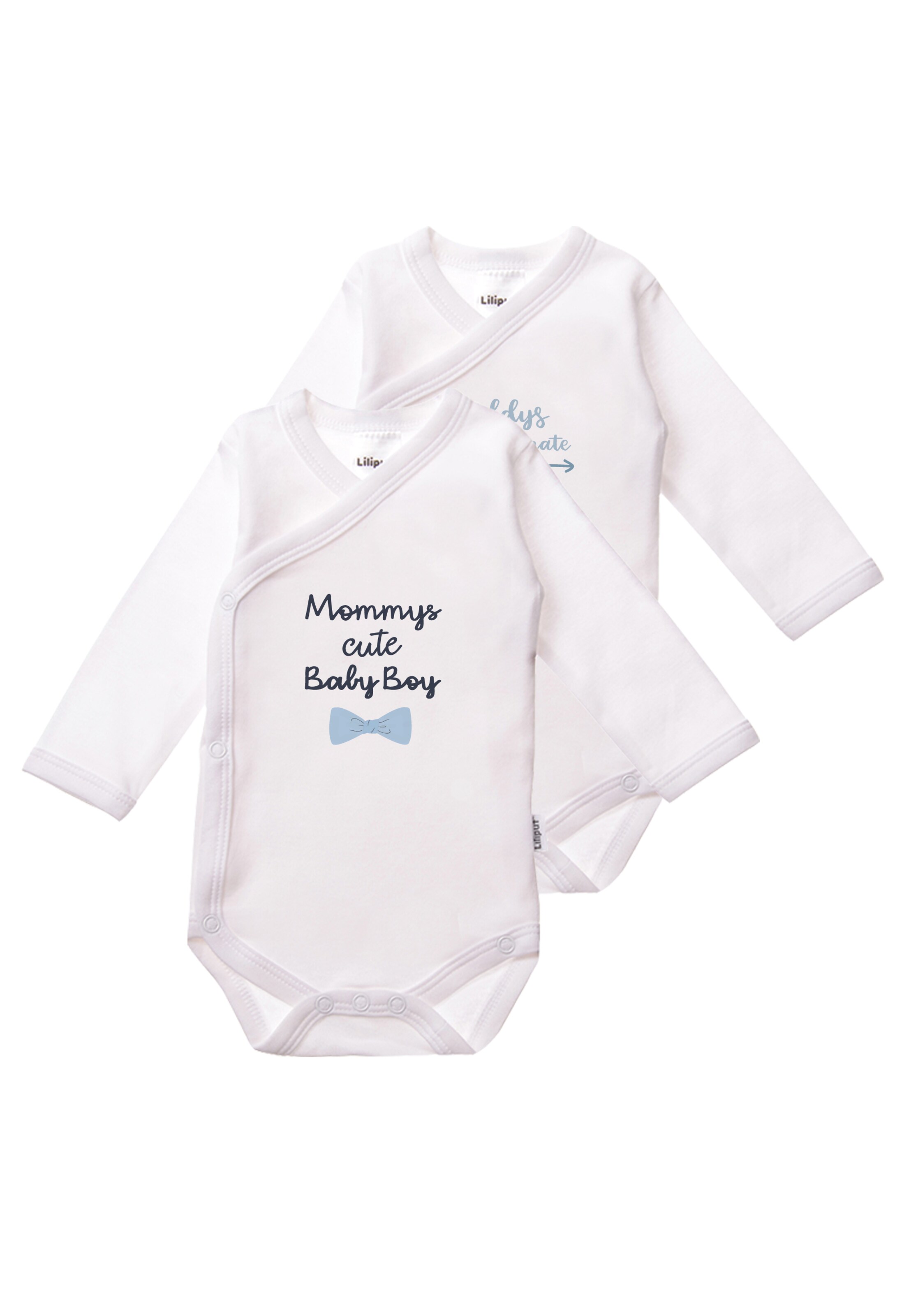 LILIPUT Wickelbodies 'daddys little soulmate' in Weiß: Vorderseite
