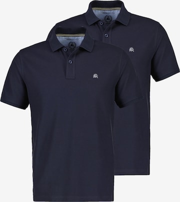 LERROS Shirt 'Basic' in Blau: Vorderseite