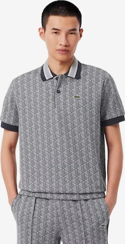 LACOSTE - Camiseta 'Polo lacoste gris jaquard monogran polo shirt' en gris: frente