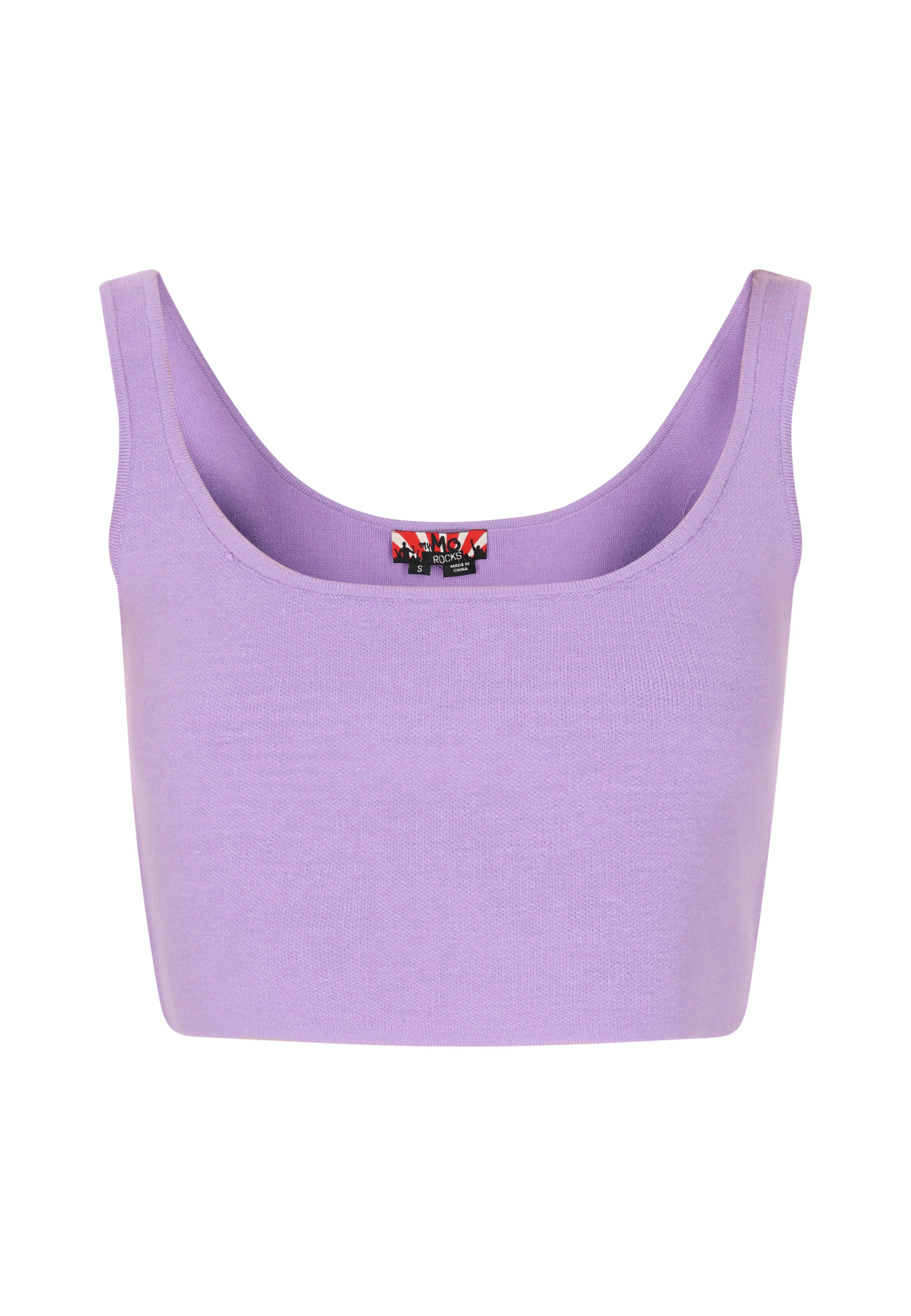 purpurinė MYMO Megzta palaidinė be rankovių: priekis