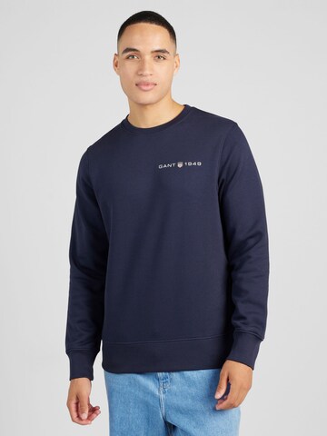 GANTSweater majica - plava boja: prednji dio