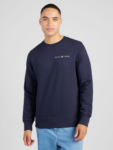 GANT Sweatshirt in Blauw: voorkant