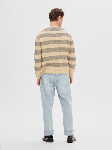 SELECTED HOMME Pullover 'Stan' i beige