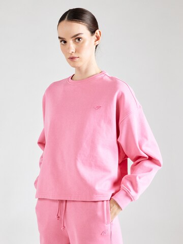 Felpa sportiva di 4F in rosa: frontale