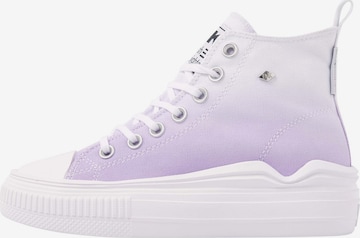 BRITISH KNIGHTS Korkeavartiset tennarit 'Kaya Flow' värissä lila: etupuoli