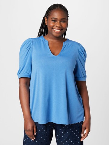 T-shirt 'EDENA' EVOKED en bleu : devant