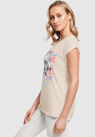 T-shirt 'Backstreet Boys - INBYH' Merchcode en beige