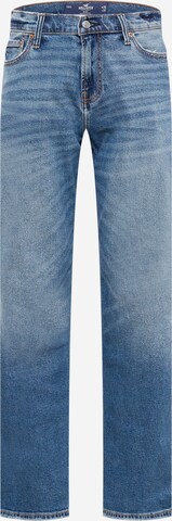 HOLLISTER Avar lõige Teksapüksid, värv sinine: eest vaates