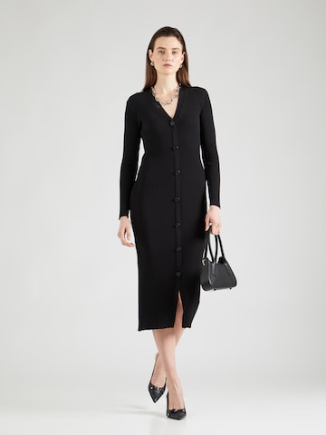 juoda Karl Lagerfeld Megzta suknelė