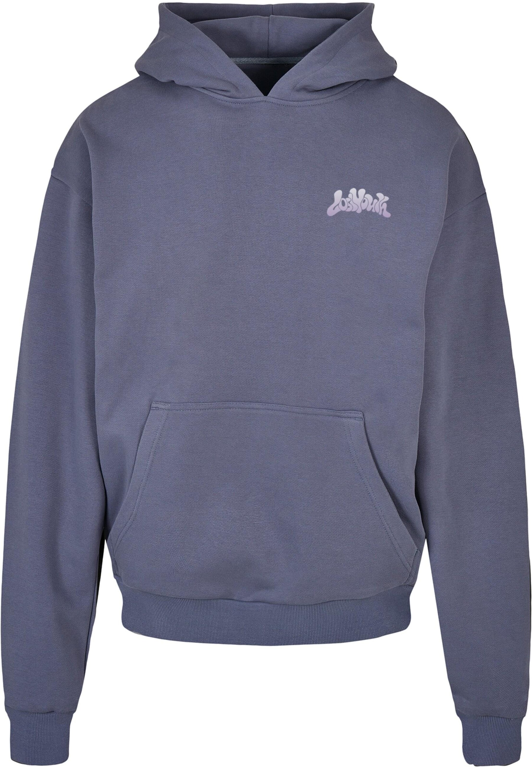 Lost Youth Μπλούζα φούτερ σε μπλε: μπροστά