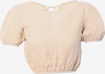 FRESHLIONS Top 'Isolde' in Beige: voorkant