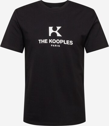 Tricou de la The Kooples pe negru: față