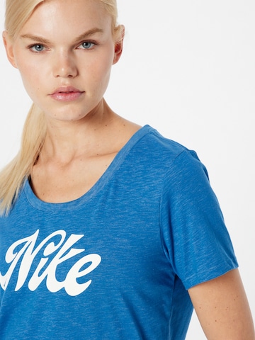 NIKE Functioneel shirt in Blauw