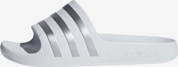 ADIDAS SPORTSWEAR Plážová/koupací obuv 'Aqua Adilette' – bílá: přední strana