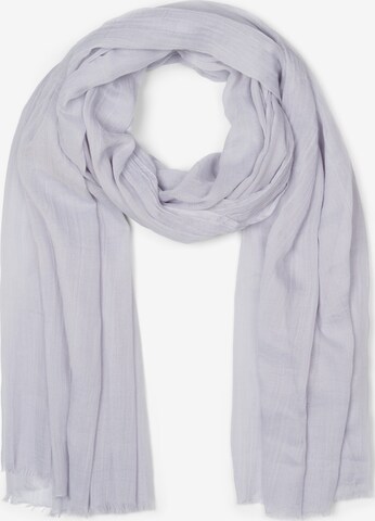 styleBREAKER Schal 'Leichter Schal Einfarbig' in Grau: Vorderseite