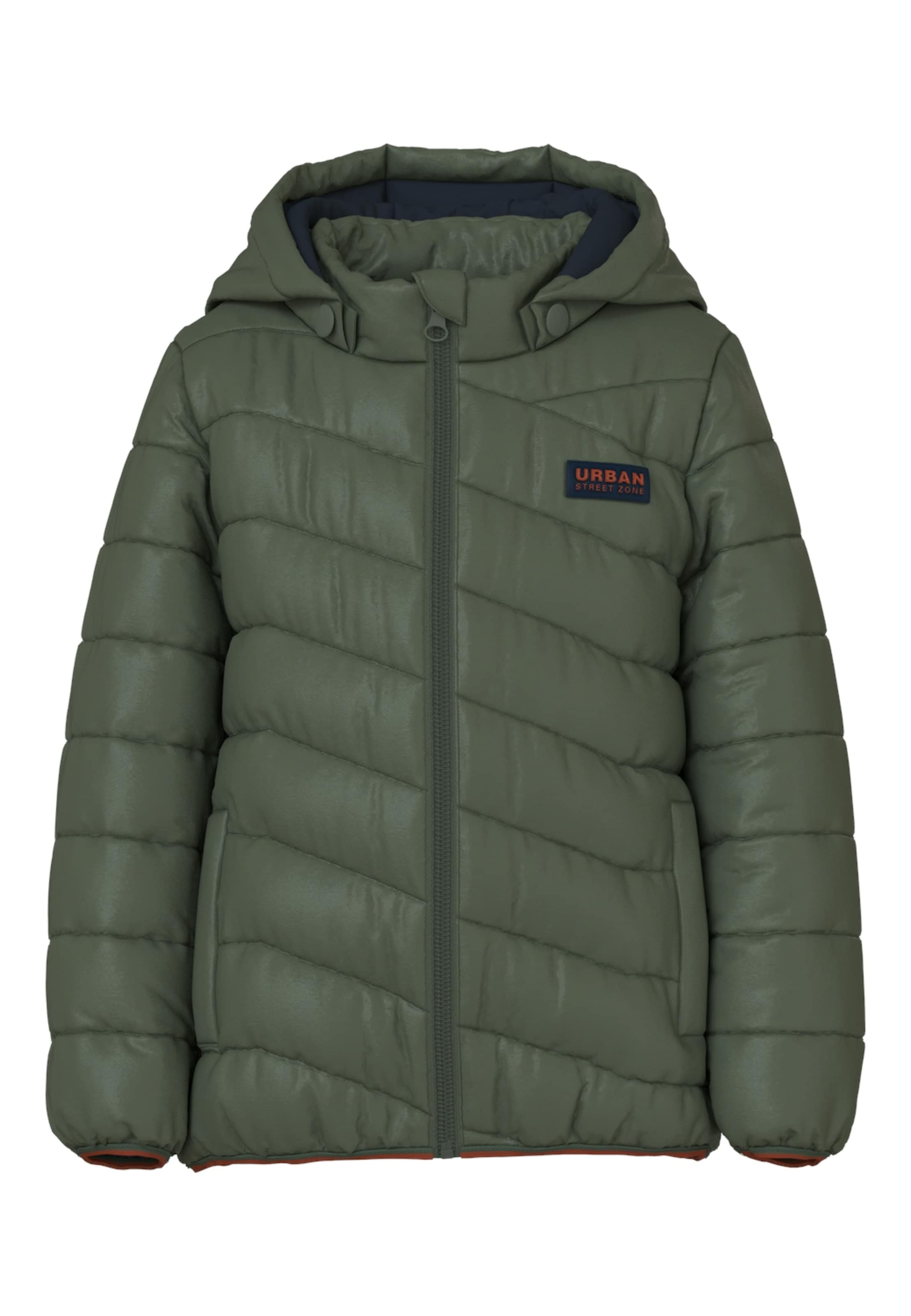 NAME IT Talvitakki värissä vihreä: etupuoli