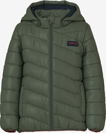 NAME IT Winter Jacket in Green: front