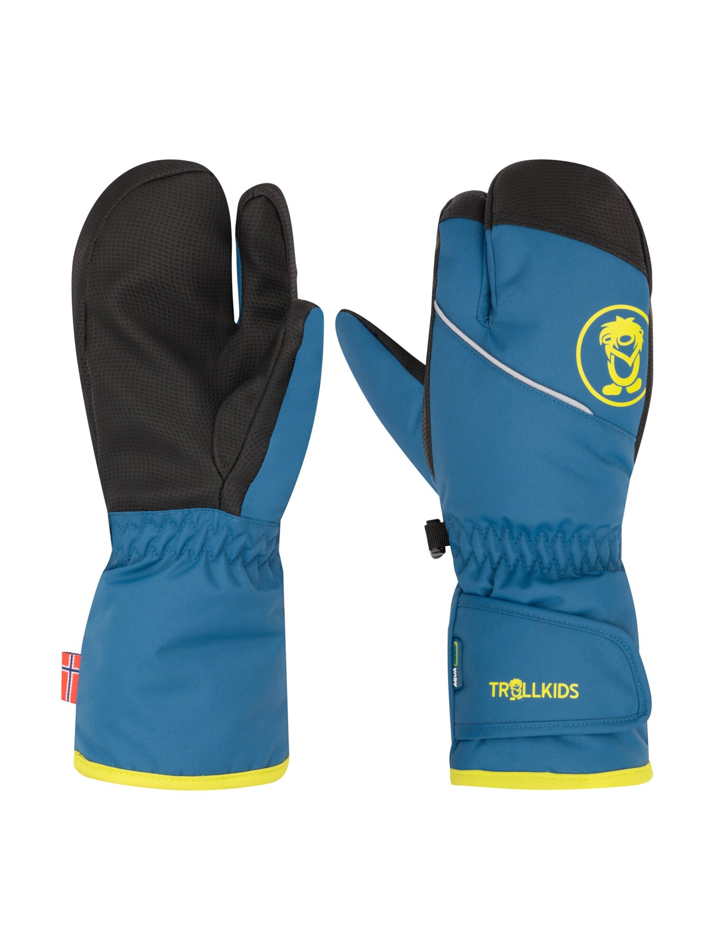 TROLLKIDS Gloves in Blue: front