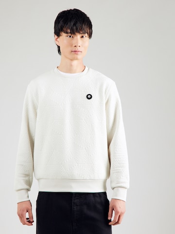 JACK & JONESSweater majica 'JCOGEO' - bež boja: prednji dio