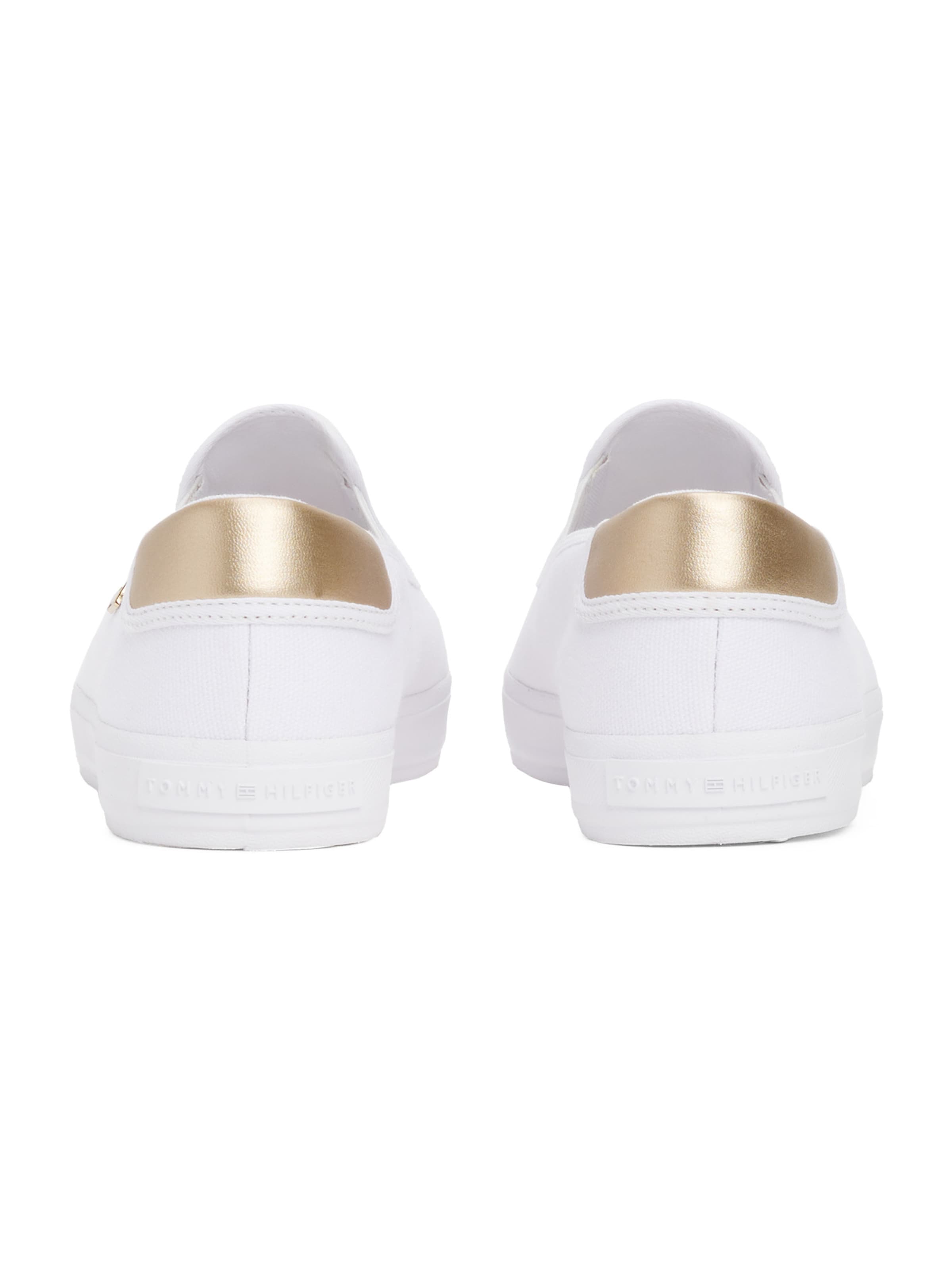 TOMMY HILFIGER Slip-on obuv - Biela