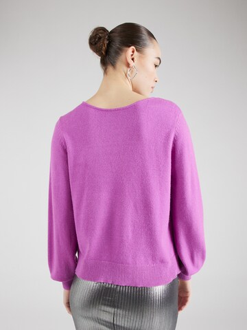 VILA Sweater 'RIL' in Purple