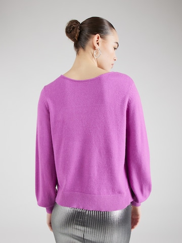 VILA Sweater 'RIL' in Purple