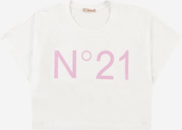 N°21 T-shirt i vit: framsida