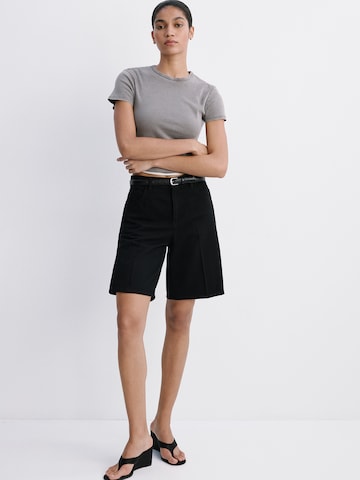 MANGO Loosefit Džíny 'CAMILLA' – černá