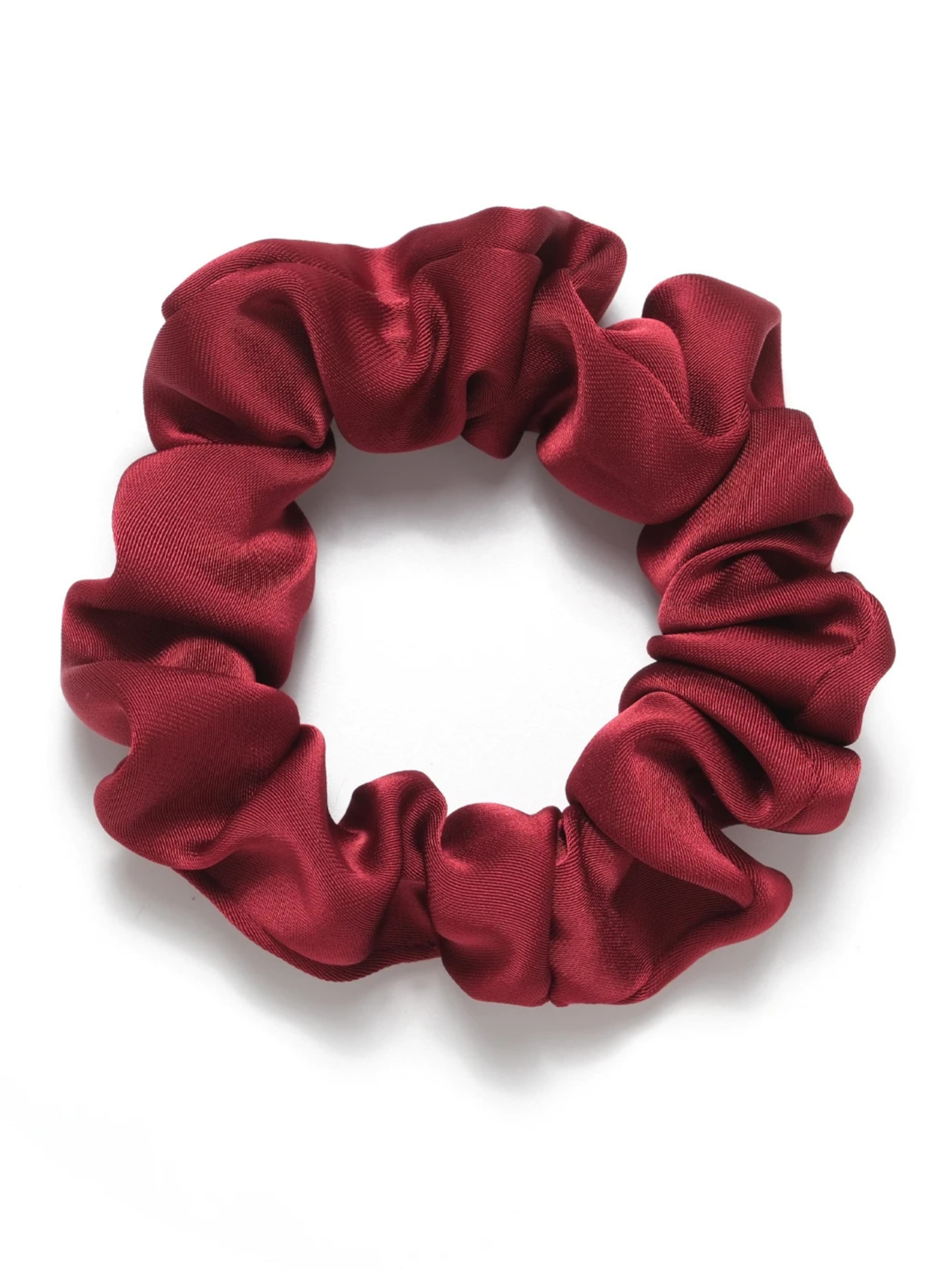 cfab (formerly creamy fabrics) - Joyería para el pelo 'Alltags Scrunchies | 5er Pack' en rojo