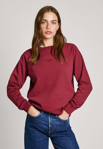 Sweat-shirt 'FELICITY' Pepe Jeans en rouge : devant