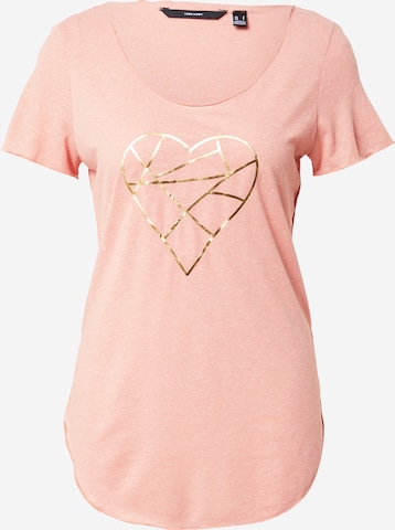 VERO MODA T-Shirt 'LUA' in Pink: predná strana