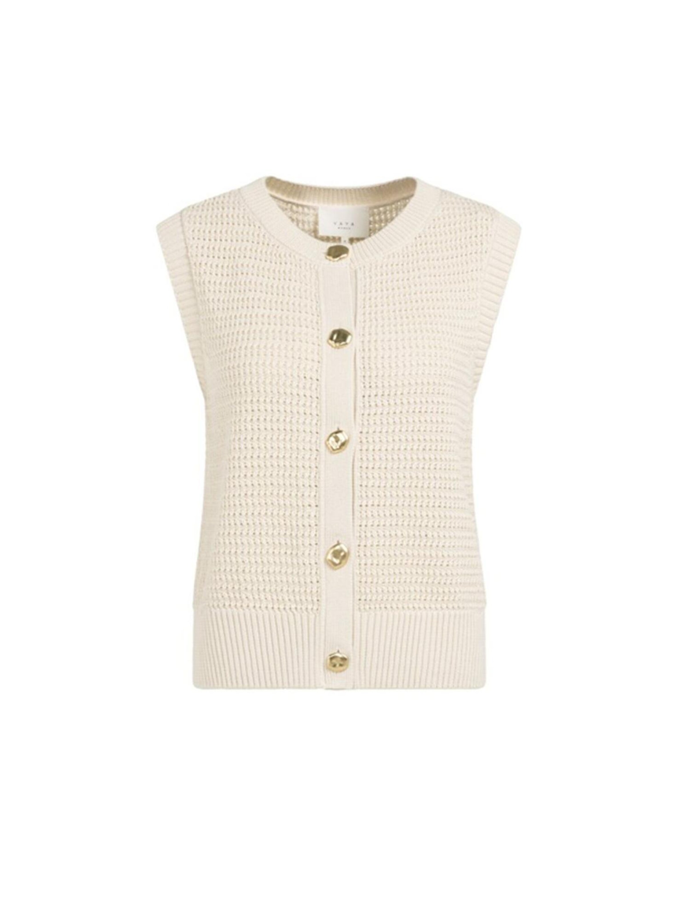 YAYA Strickjacke‌‌‌‌‌‌‌‌‌‌ in Beige: Vorderseite