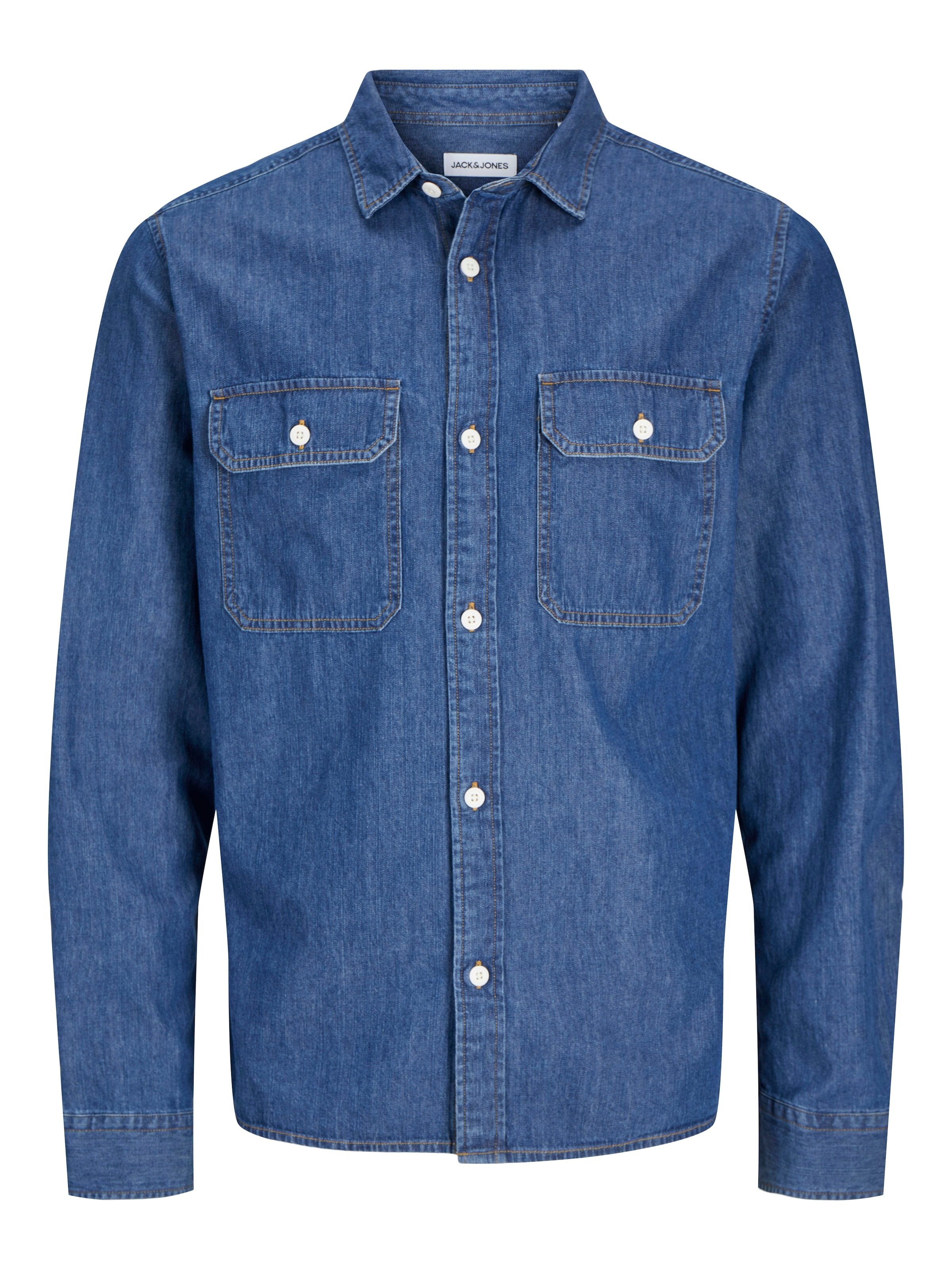 Regular fit Camicia 'JJETravis' di JACK & JONES in blu: frontale