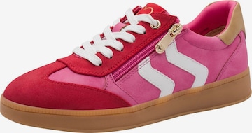 Baskets basses MARCO TOZZI en rose : devant