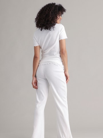 Hey Honey Shirt 'T-Shirt Pointelle' in Wit